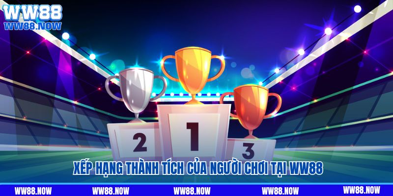 Xếp hạng thành tích của người chơi tại WW88